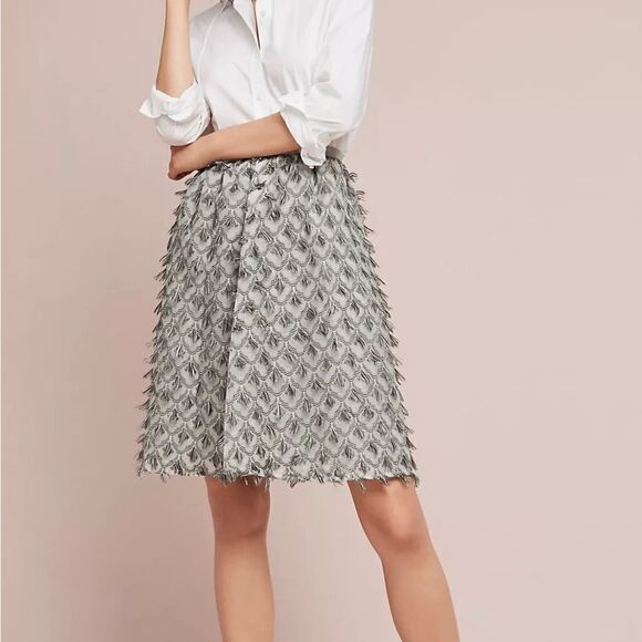 Anthropologie Textured shine skirt size XL NWOT - Picture 1 of 10